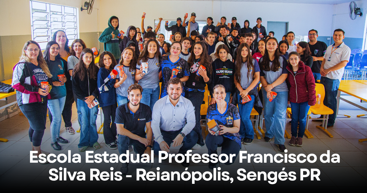 Palestra na escola Estadual Professor Francisco da Silva Reis – Reianópolis, Sengés PR